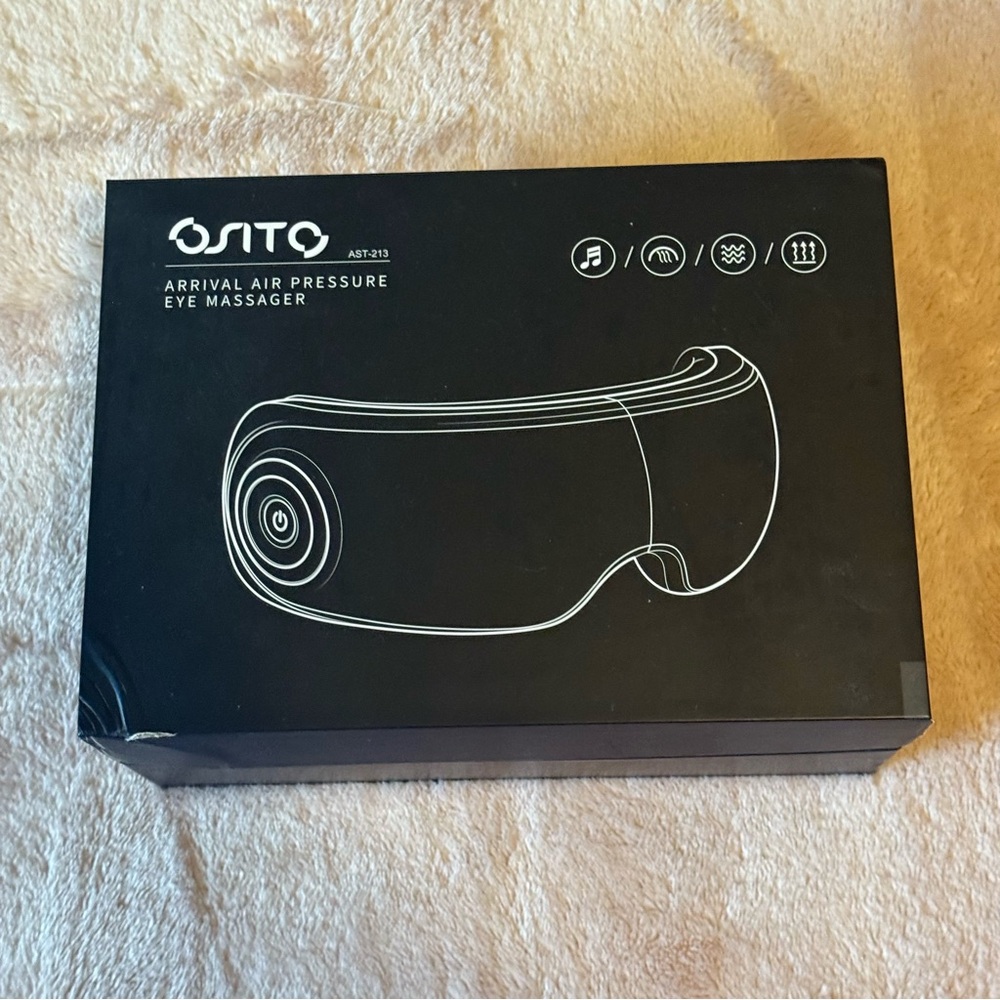 Black Air Pressure Eye Massager - Picture 2 of 13